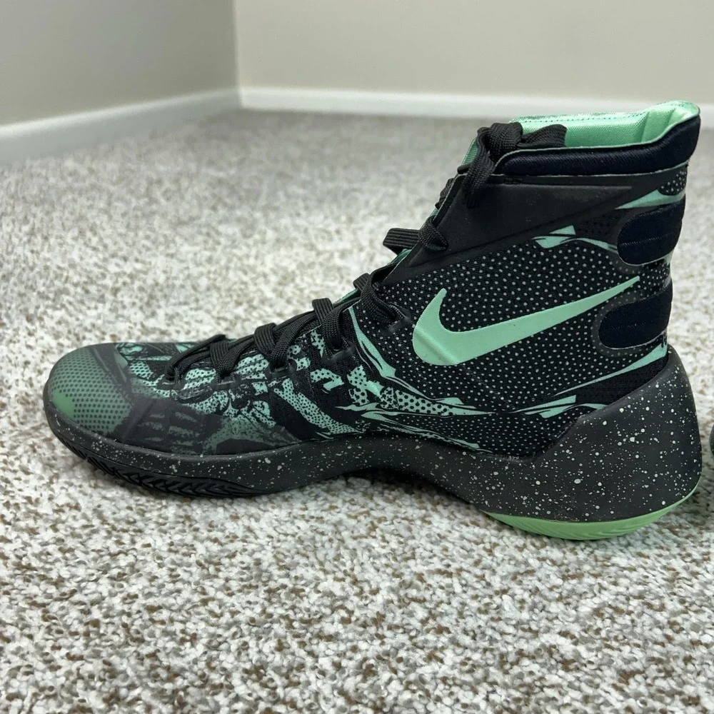 Nike Shoes Mens Size 10.5 Black Glow Hyperdunk 2015 Basketball High Top Sneakers
